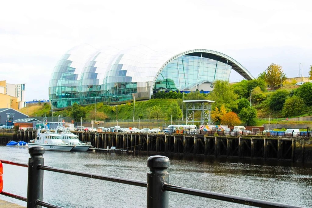 the sage in gateshead on the river tyne
